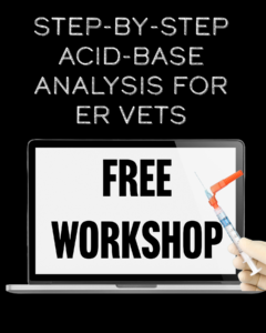 Acid-base analysis for ER Vets